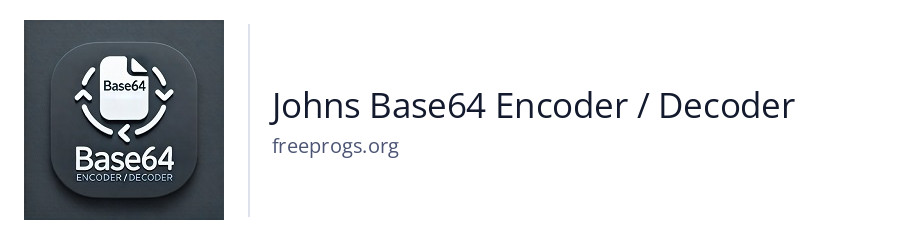 Johns Base64 Encoder / Decoder