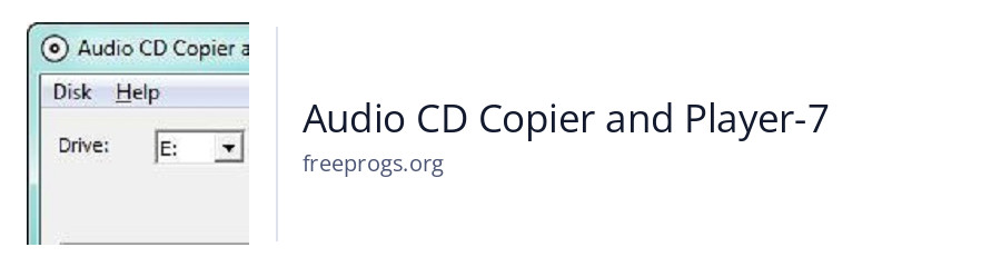 Audio CD Copier and Player-7