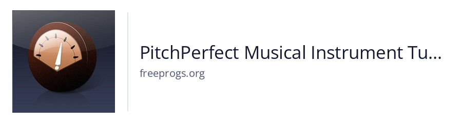 PitchPerfect Musical Instrument Tuner