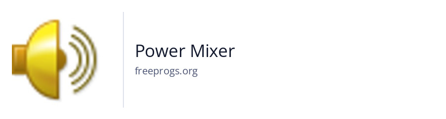 Power Mixer