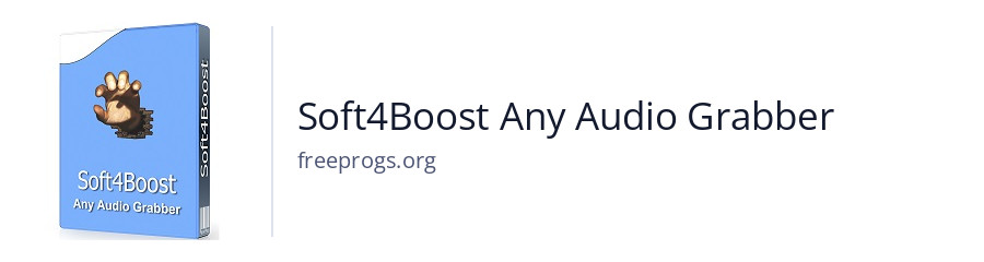 Soft4Boost Any Audio Grabber