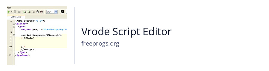 Vrode Script Editor