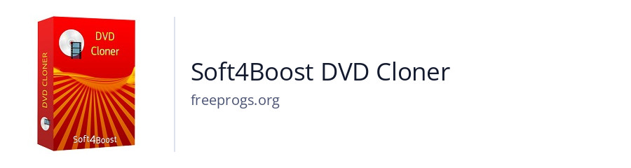 Soft4Boost DVD Cloner