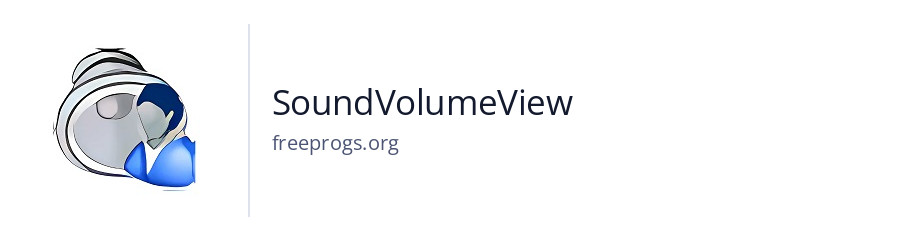SoundVolumeView