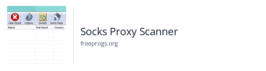 Socks Proxy Scanner