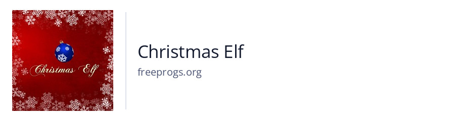 Christmas Elf