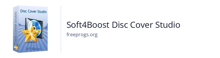 Soft4Boost Disc Cover Studio