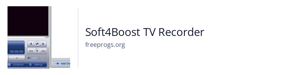 Soft4Boost TV Recorder