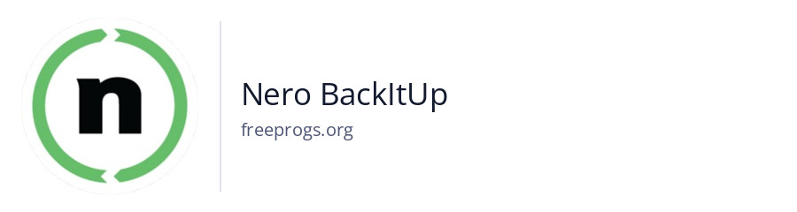 Nero BackItUp