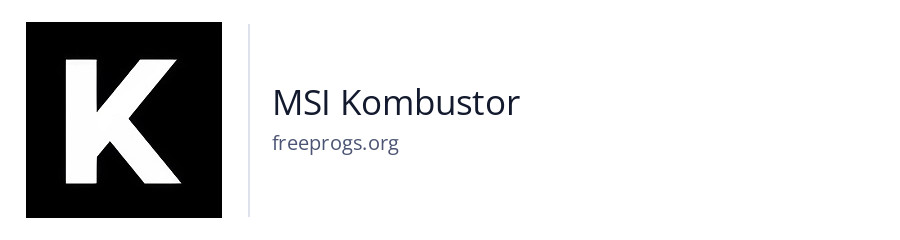 MSI Kombustor