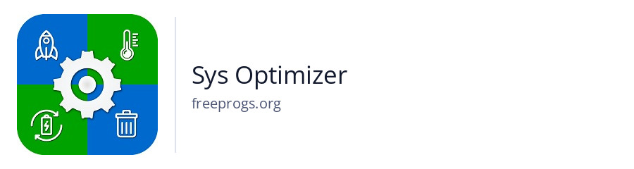 Sys Optimizer