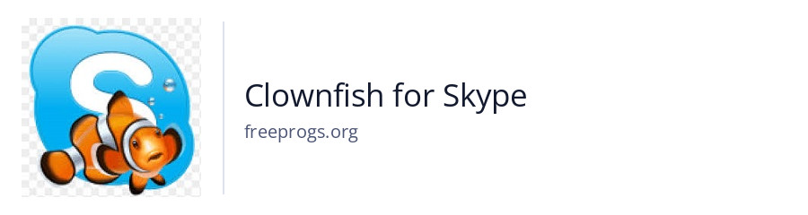 Clownfish for Skype