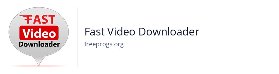 Fast Video Downloader