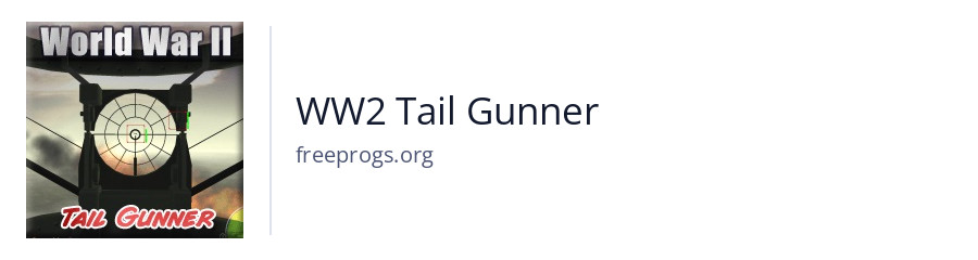 WW2 Tail Gunner