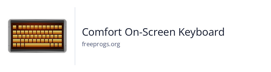 Comfort On-Screen Keyboard
