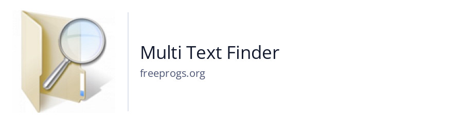 Multi Text Finder