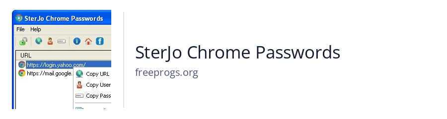 SterJo Chrome Passwords