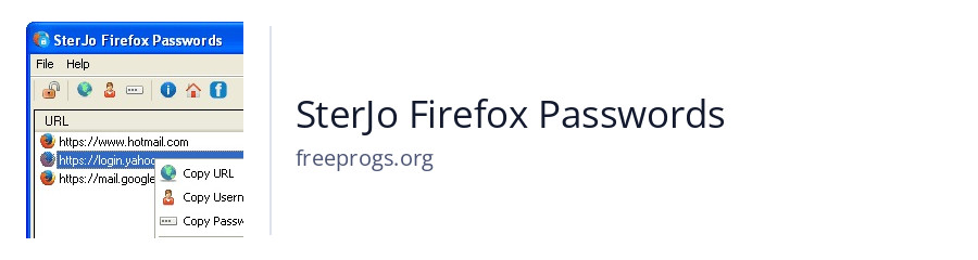 SterJo Firefox Passwords
