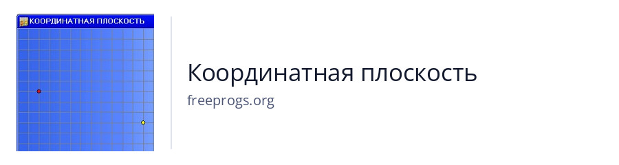 Координатная плоскость
