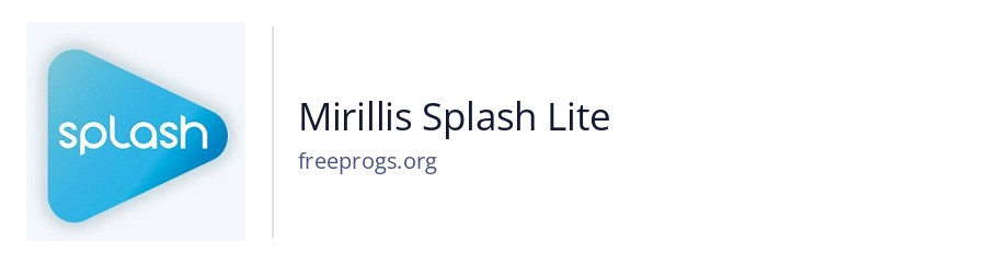 Mirillis Splash Lite