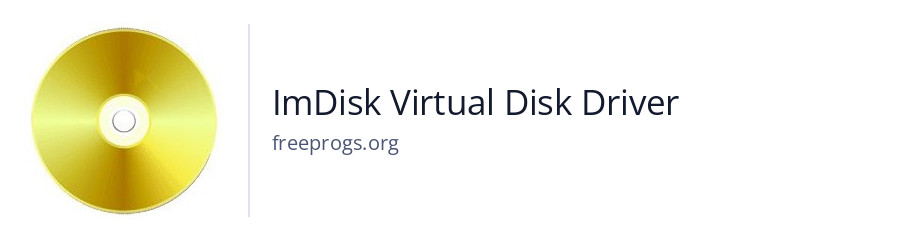 ImDisk Virtual Disk Driver