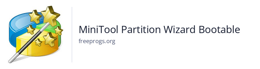 MiniTool Partition Wizard Bootable