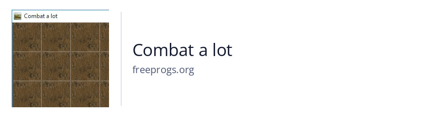 Combat a lot