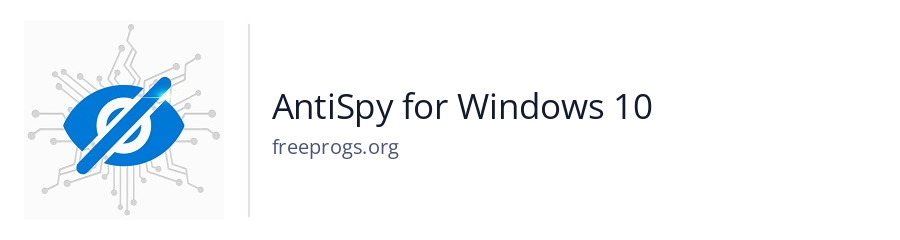 AntiSpy for Windows 10