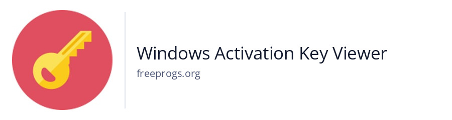 Windows Activation Key Viewer