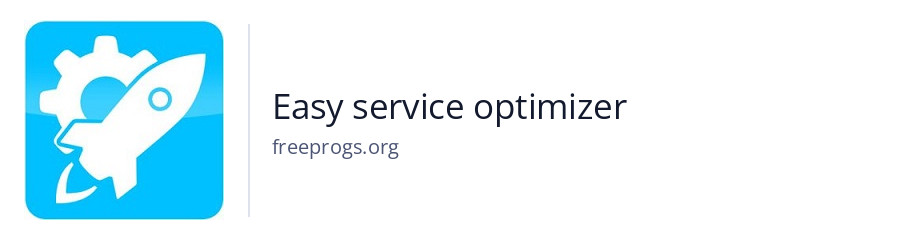 Easy service optimizer