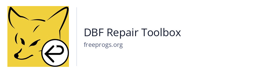 DBF Repair Toolbox