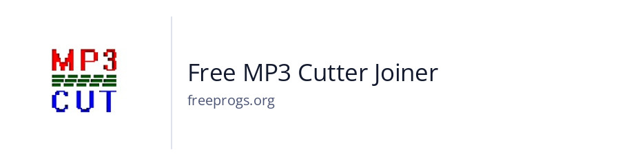 Free MP3 Cutter Joiner