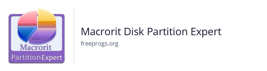 Macrorit Disk Partition Expert