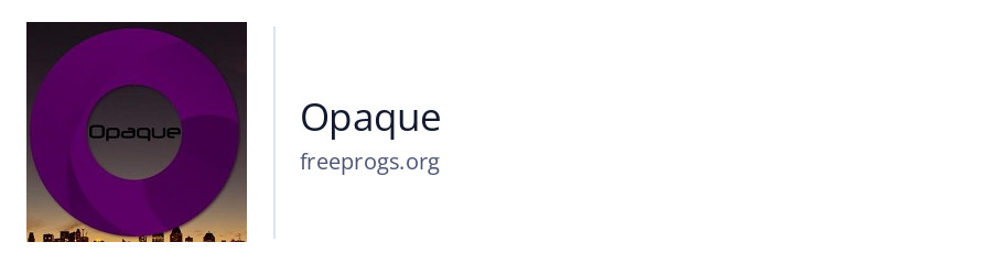 Opaque