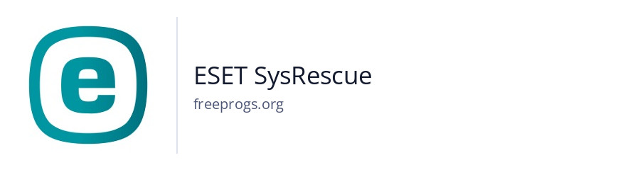 ESET SysRescue