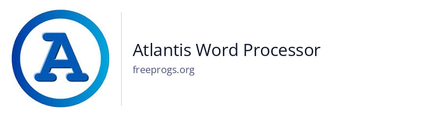 Atlantis Word Processor