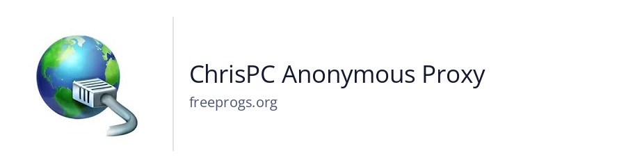 ChrisPC Anonymous Proxy