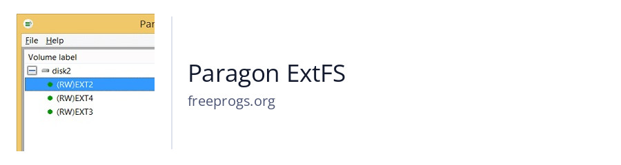 Paragon ExtFS