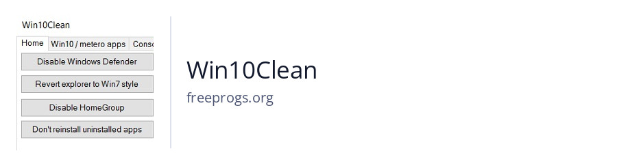 Win10Clean