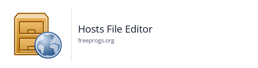 Hosts File Editor
