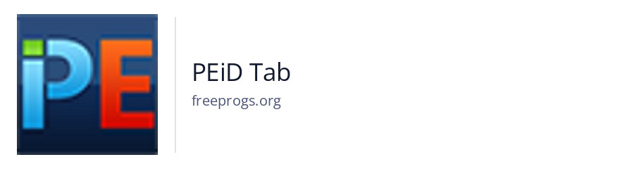 PEiD Tab