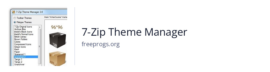 7-Zip Theme Manager