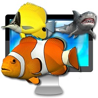 3D Fish School Screensaver v4.994