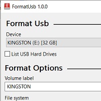 FormatUsb v1.0.0.0