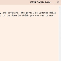JMMG Text File Editor v2.0