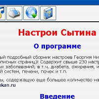 Настрои Сытина v2.0