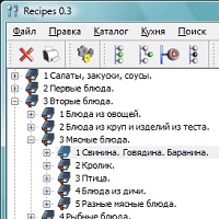 Recipes — книга кулинарных рецептов v1.0