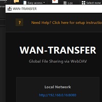 WAN-Transfer v1.0.0