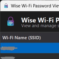Wise Wi-Fi Password Viewer v1.0.1.0