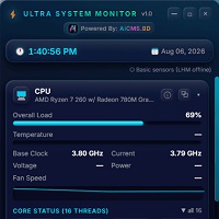 Ultra System Monitor v1.0.0